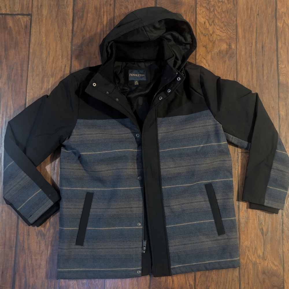 Pendleton Men's Wool Blend Rain Coat